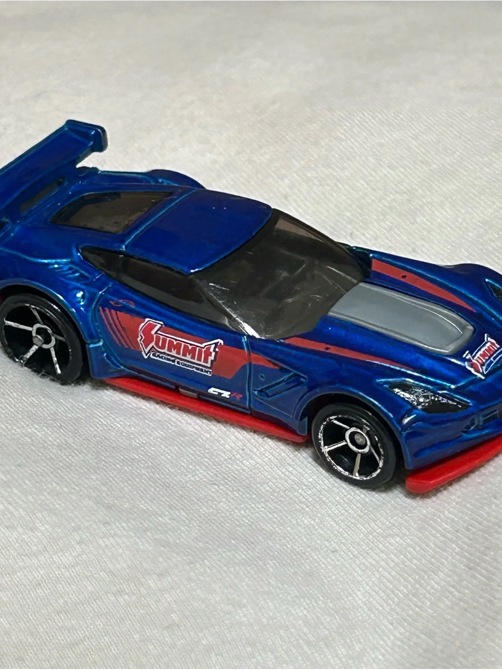 Hot Wheels Corvette C7 R Blue Summit Racing Equipment 1/64 Diecast